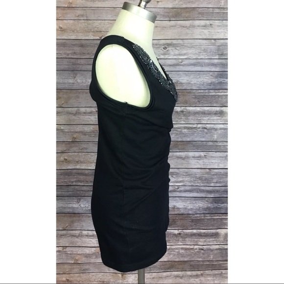 Urban Outfitters Black Beaded Top Blouse Small - Picture 4 of 8